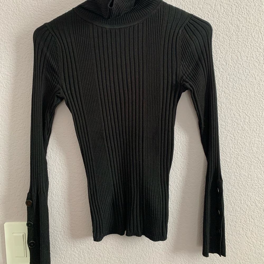 Black Anthropologie Turtle Neck